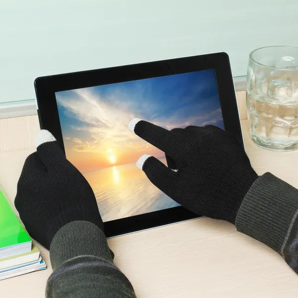Thermal Knit Gloves for Running, Cycling, Hiking & Camping