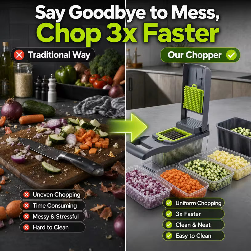 16-in-1 Master Meal Prep: Slice, Dice, & Julienne