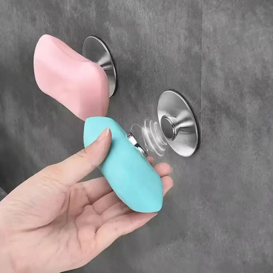 Perforation-Free Magnetic Soap Holder | Wall Mount Universal Storage